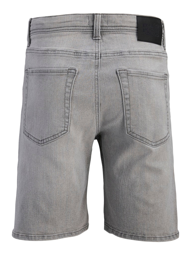 Jack Jones Youths Rick Junior Shorts-Grey Denim Grey Denim close up view