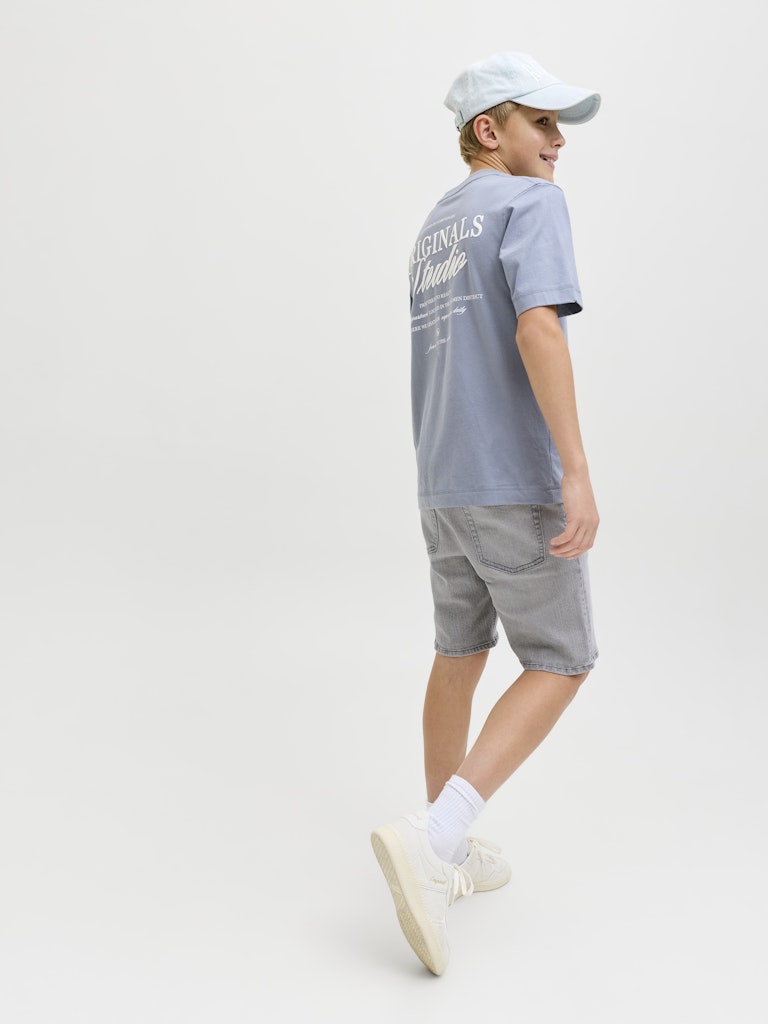 Jack Jones Youths Rick Junior Shorts-Grey Denim Grey Denim detail view