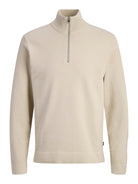 JACK JONES PREMIUM Milano Spring Knit Half Zip-Ancient Scroll Ancient Scroll alternate view