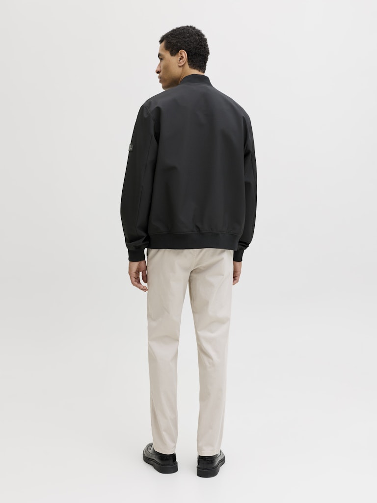 JACK JONES PREMIUM Aspen Bomber Jacket-Black Black detail view