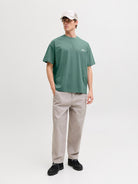 JACK JONES CORE Dust Script T-Shirt-Noth Atlantic North Atlantic detail view