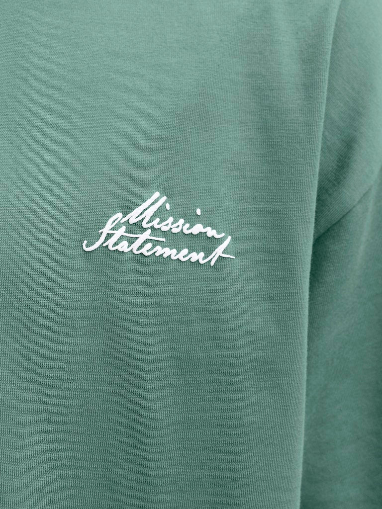 JACK JONES CORE Dust Script T-Shirt-Noth Atlantic North Atlantic side view