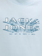 Jack Jones Youths Fusion Junior T-Shirt-Omphalodes Omphalodes flat front view