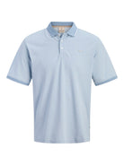 Jack Jones Youths Alves Short Sleeve Polo Junior-Ashley Blue Ashley Blue front view