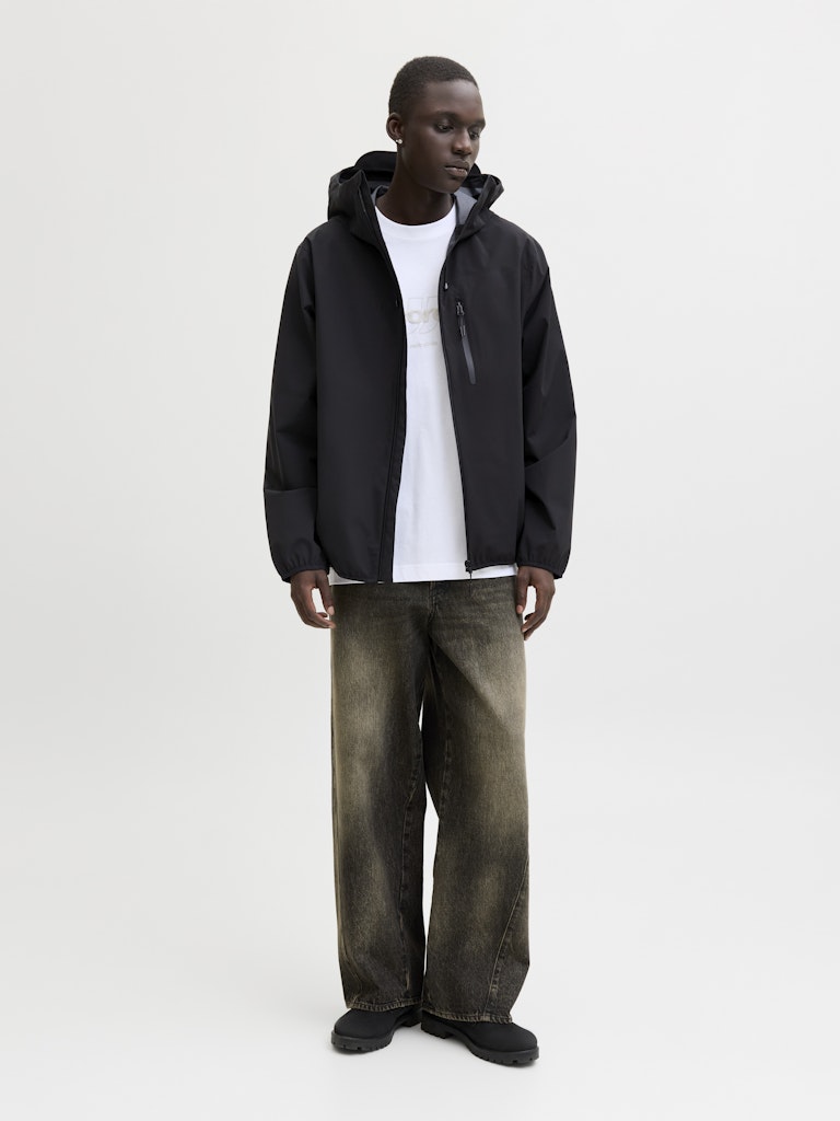 JACK JONES CORE Fusion Softshell Jacket-Black Black detail view