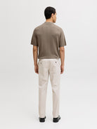 JACK JONES PREMIUM William Structure Knit Short Sleeve Polo-Morel Morel side view