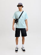 JACK JONES CORE Eterna Football Polo - Omphalodes Omphalodes detail view
