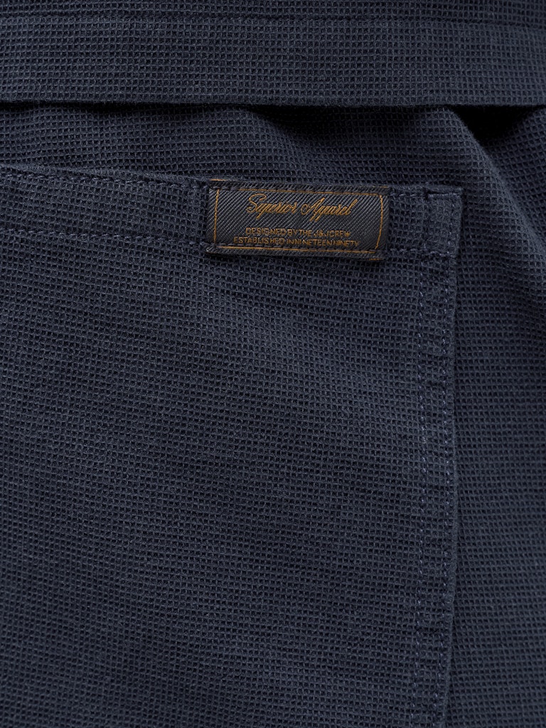 JACK & JONES Jaiden Waffle Resort Navy Short Navy alternate view