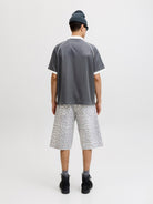 JACK JONES CORE Eterna Football Polo - Grey Grey detail view