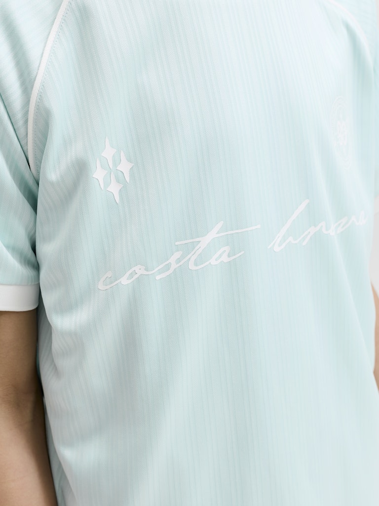 Jack Jones Youths Eterna Football Junior Polo - Omphalodes Omphalodes alternate view