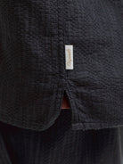 JACK JONES ORIGINALS Montauk Wavy Texture Shirt - Black Black alternate view