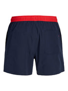 JACK & JONES Maui Archive Swim Shorts - Blue BLUE flat front view