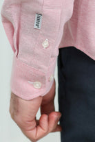 Kenrow Menswear Jagger Brick Melange Oxford Shirt Brick Melange detail view