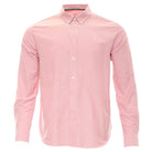 Kenrow Menswear Jagger Brick Melange Oxford Shirt Brick Melange back view
