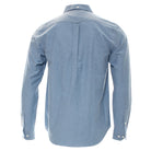 Kenrow Menswear Jagger Denim Melange Oxford Shirt Denim Melange side view