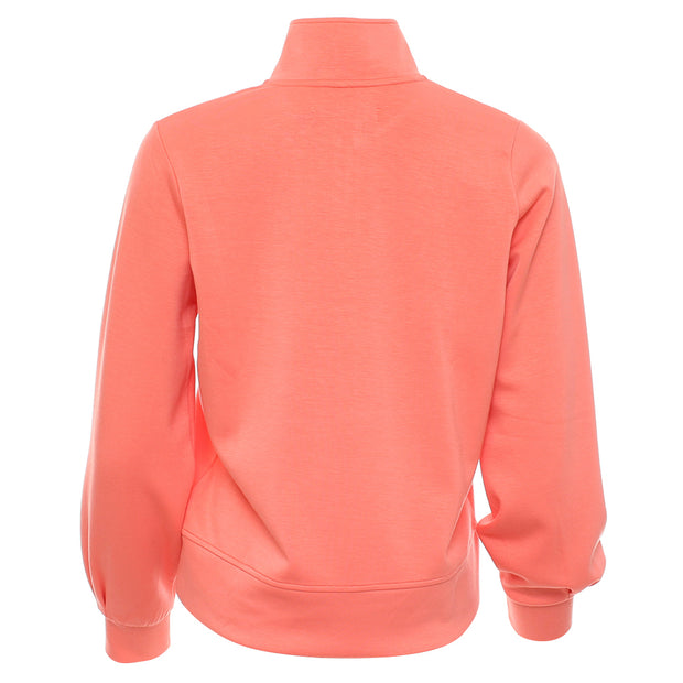 Ladies Relax & Renew Coral Jane Half Zip- Back View