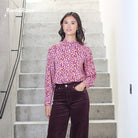 RANT & RAVE LADIES Jasleen Pink Blouse PINK front view