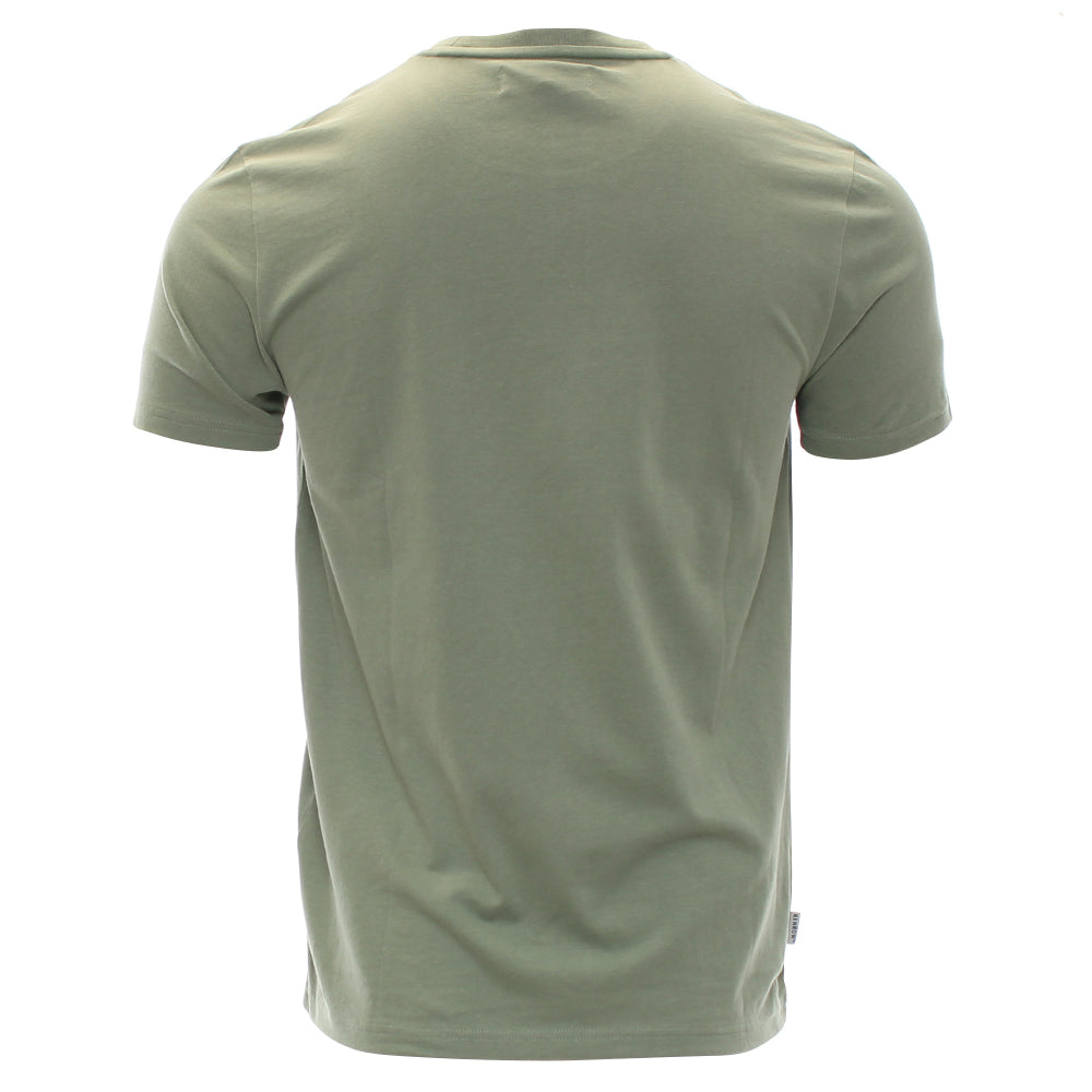 Kenrow Menswear Jax Basil Brushed Tee Basil side view