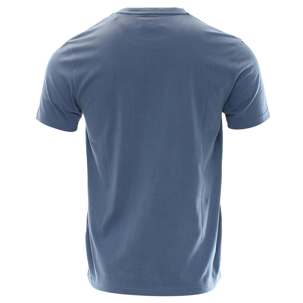 Kenrow Menswear Jax Denim Brushed Tee DENIM back view