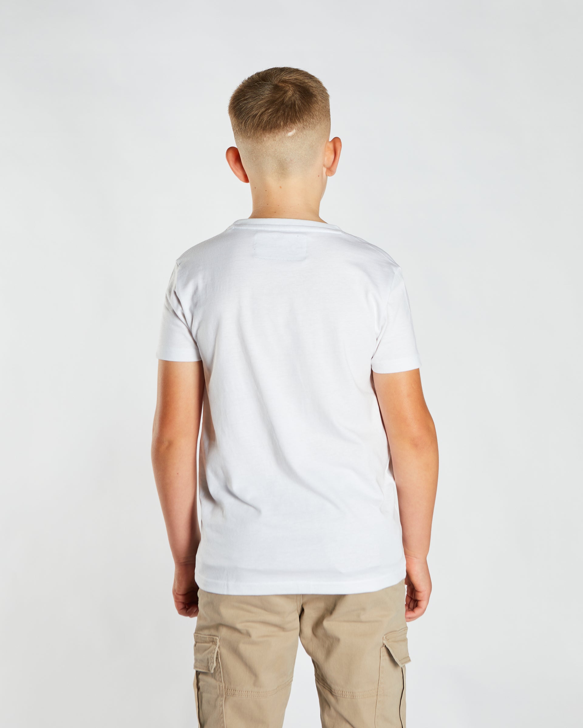 Boy's Jon White Tee-Back View