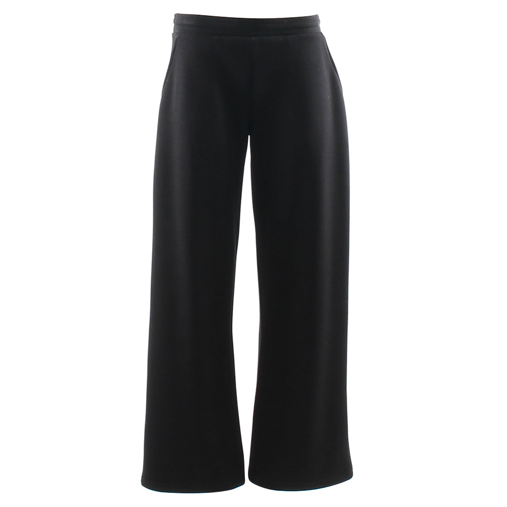 Ladies Relax & Renew Juno Black Jogger-Ghost Front View