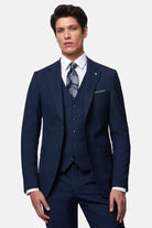 BENETTI James Navy Tapered Waistcoat NAVY front view