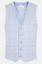 BENETTI Jeff Blue Waistcoat BLUE back view