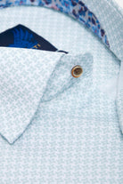 BENETTI Julius Long Sleeve Mint Shirt Mint model front view