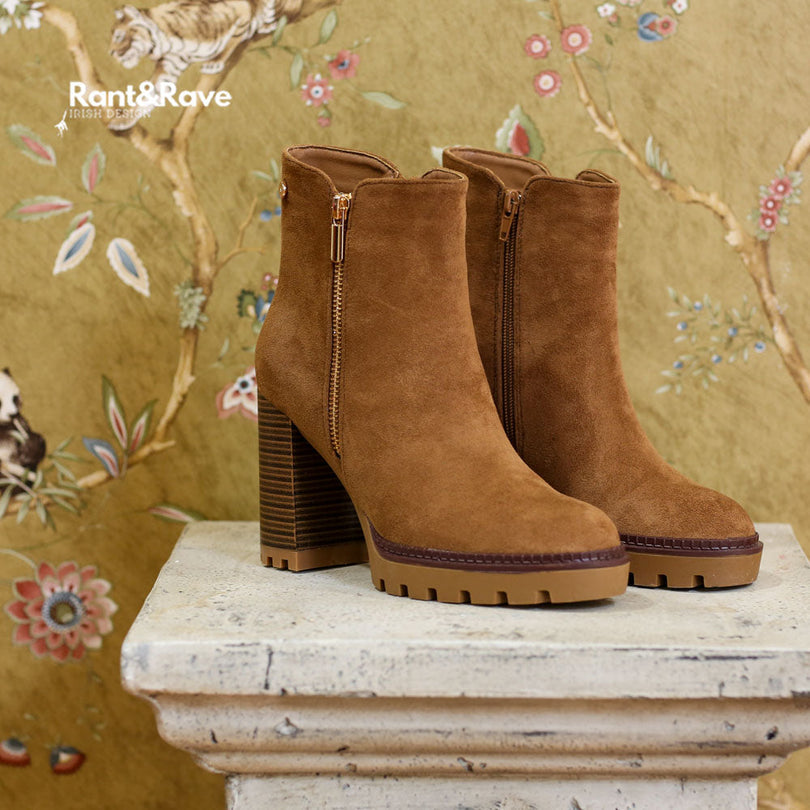 RANT & RAVE LADIES Kama Tan Boot TAN front view