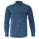 Kenrow Menswear Keenan Denim Mid Blue Shirt Mid Blue back view