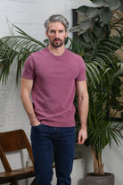 Kenrow Menswear Kenny Grape Melange Tee Grape Melange front view