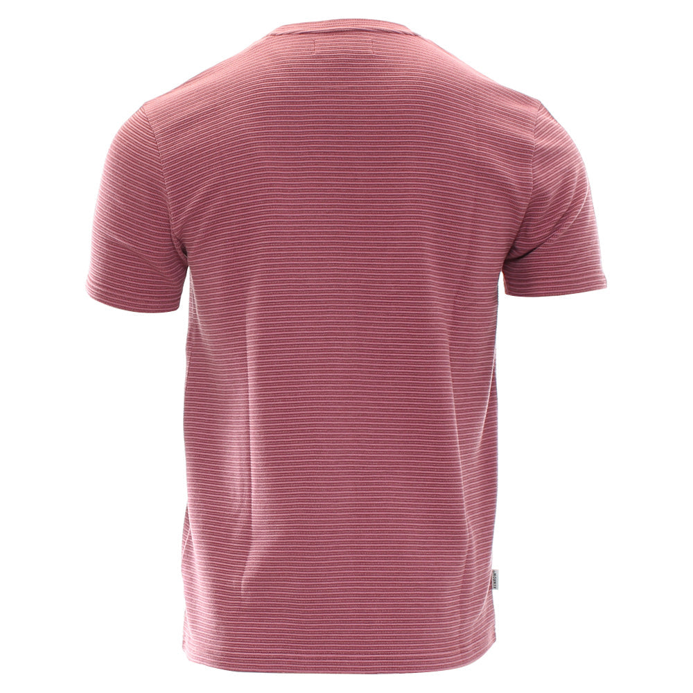 Kenrow Kenny grape melange striped T-shirt, back view