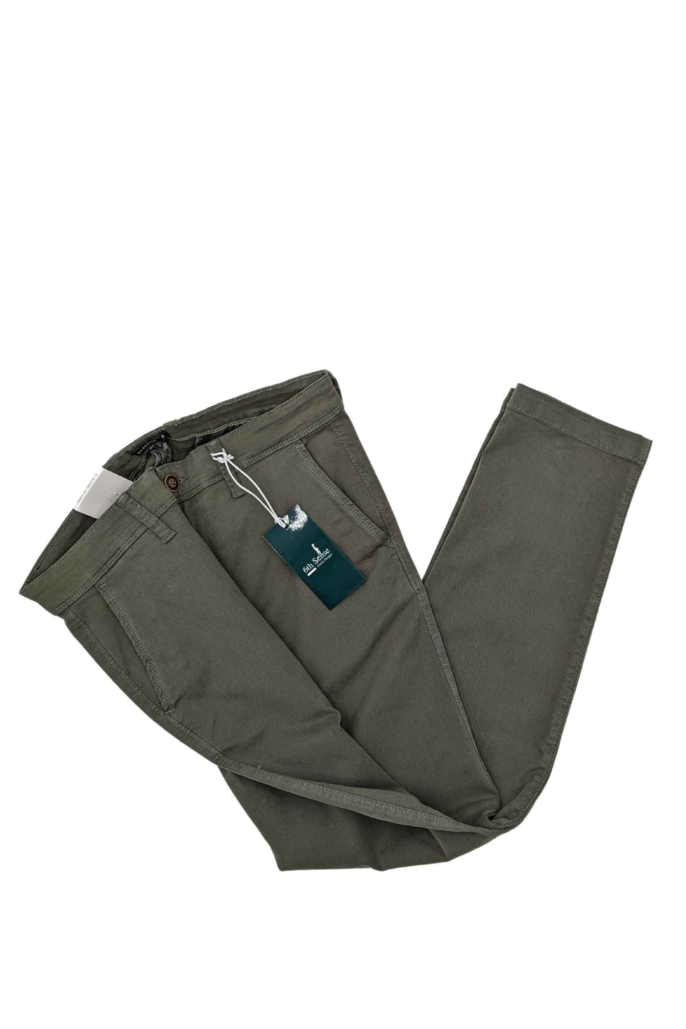 Kansas Olive Tapered Fit Chinos