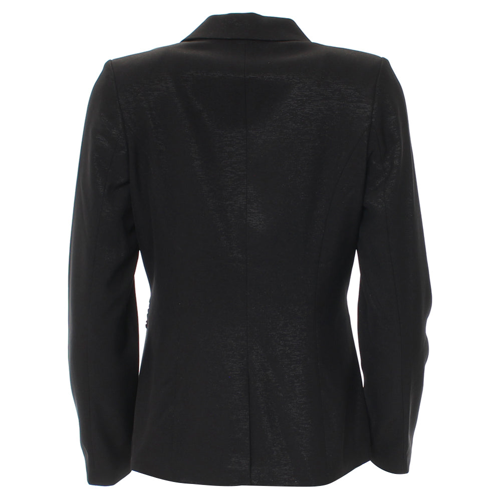 Ladies Lia Black Blazer-Back View