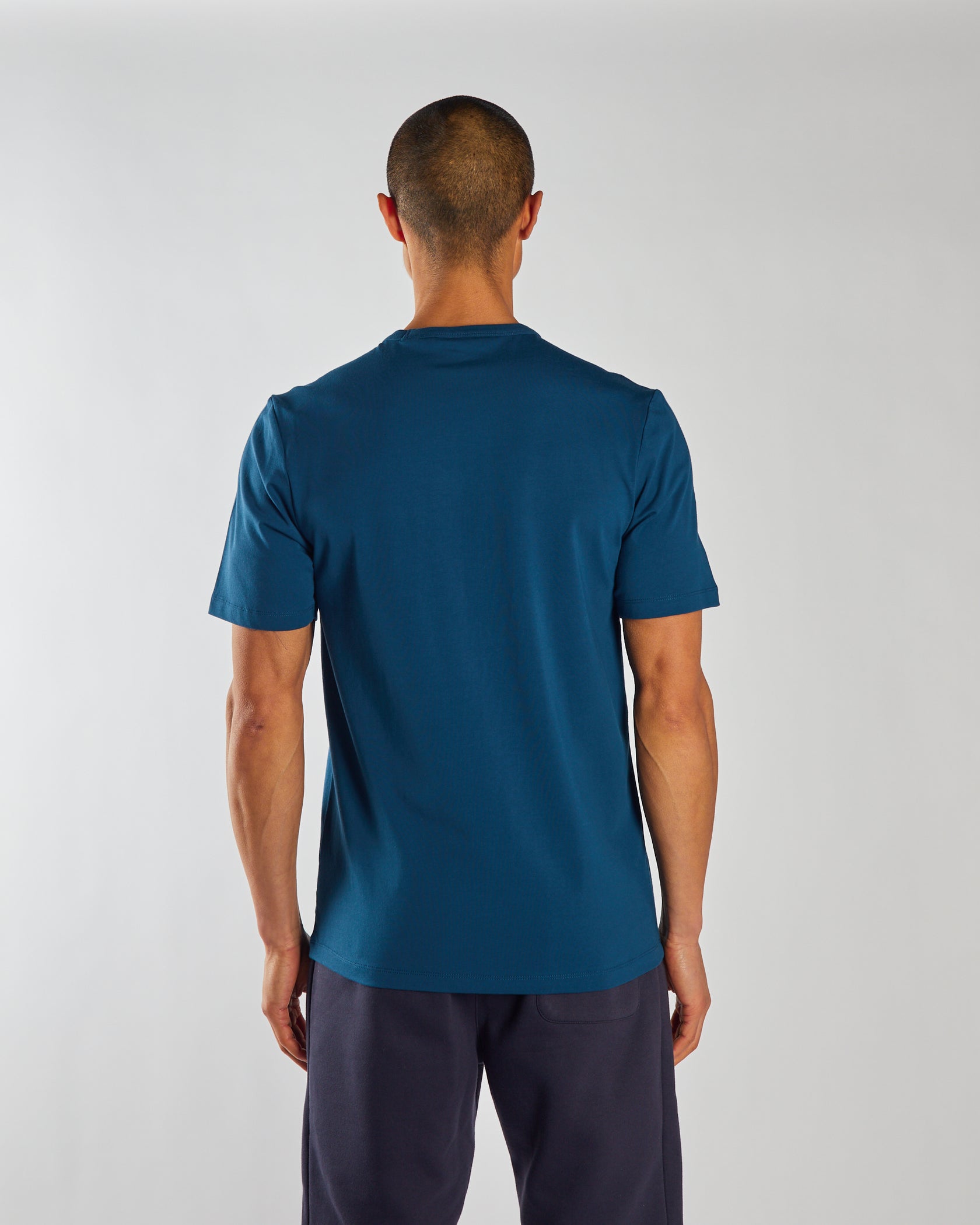 Lincoln Bright Majolica Blue Tee