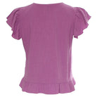 RANT & RAVE LADIES Lois Purple Co-Ord PURPLE close up view