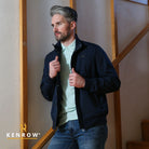 Men's Louis Navy Jacket-Side/Front View