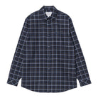 Carhartt WIP L/S Widmark Shirt-Widmark Check Jupiter Widmark Check  Jupiter back view