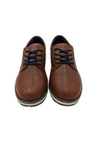 Leon Boys Tan Shoes-Front view