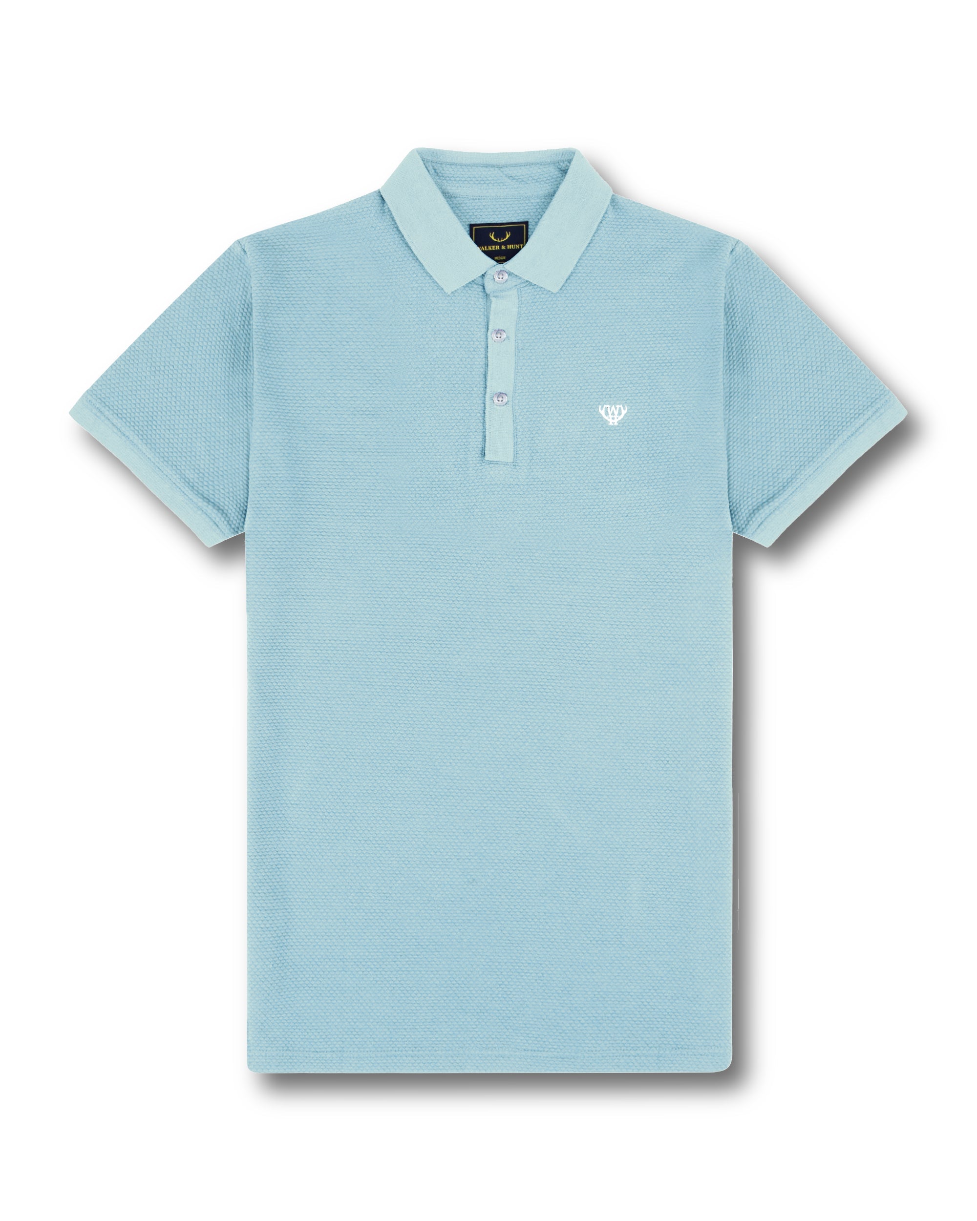 Popcorn Light Blue Polo Shirt