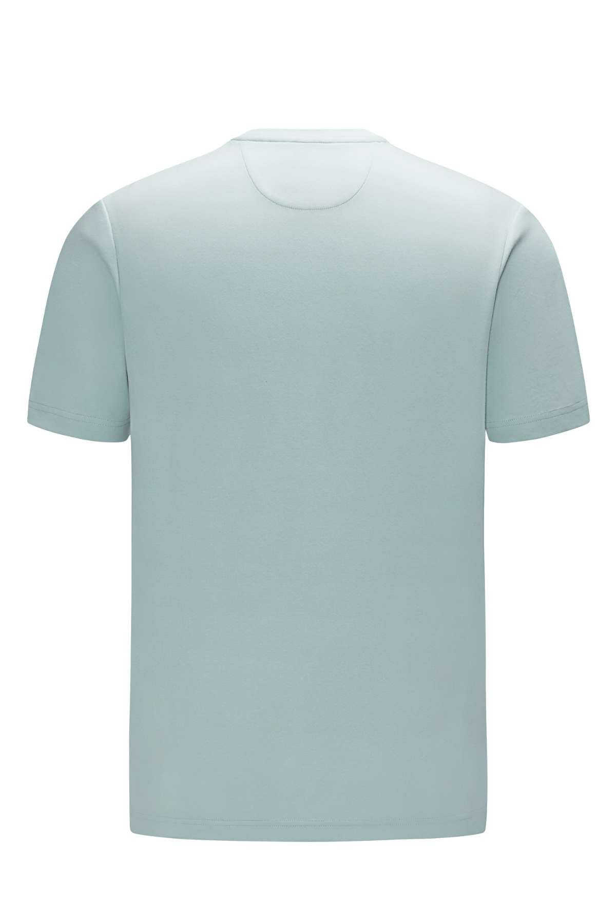 Light blue t-shirt on a white background