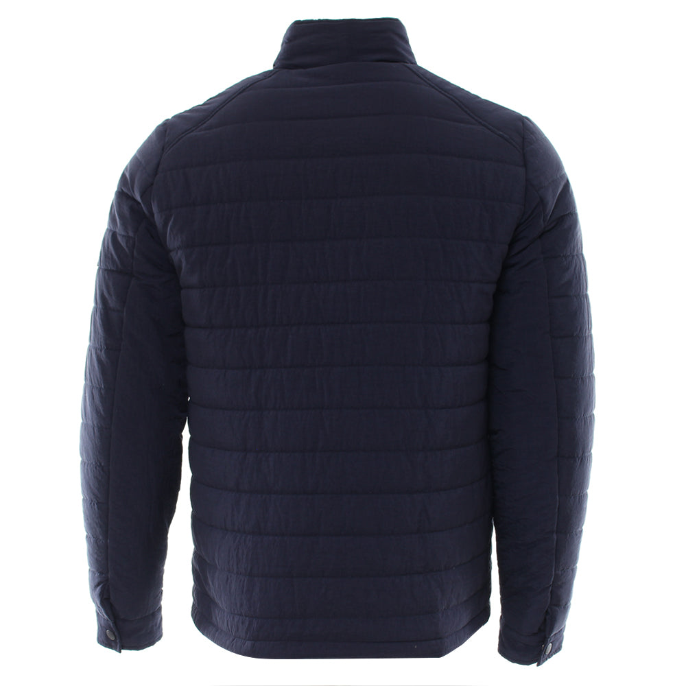 Men's Logan Navy Jacket-Back View