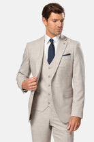 BENETTI Lucas Tapered Stone Blazer Stone detail view