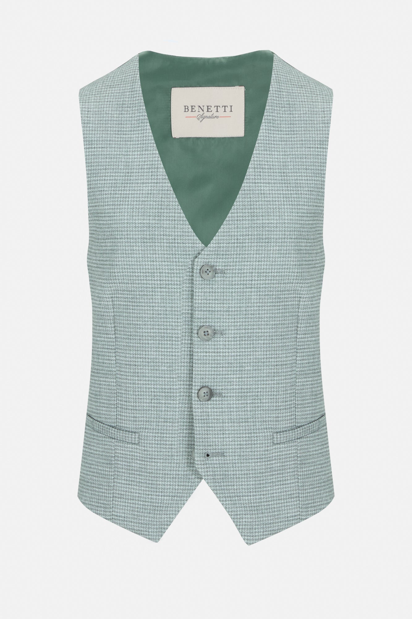 Benetti Boyswear Boys Lucas Sage Waistcoat Sage side view