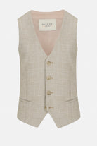 Benetti Boyswear Boys Lucas Beige Waistcoat BEIGE front view