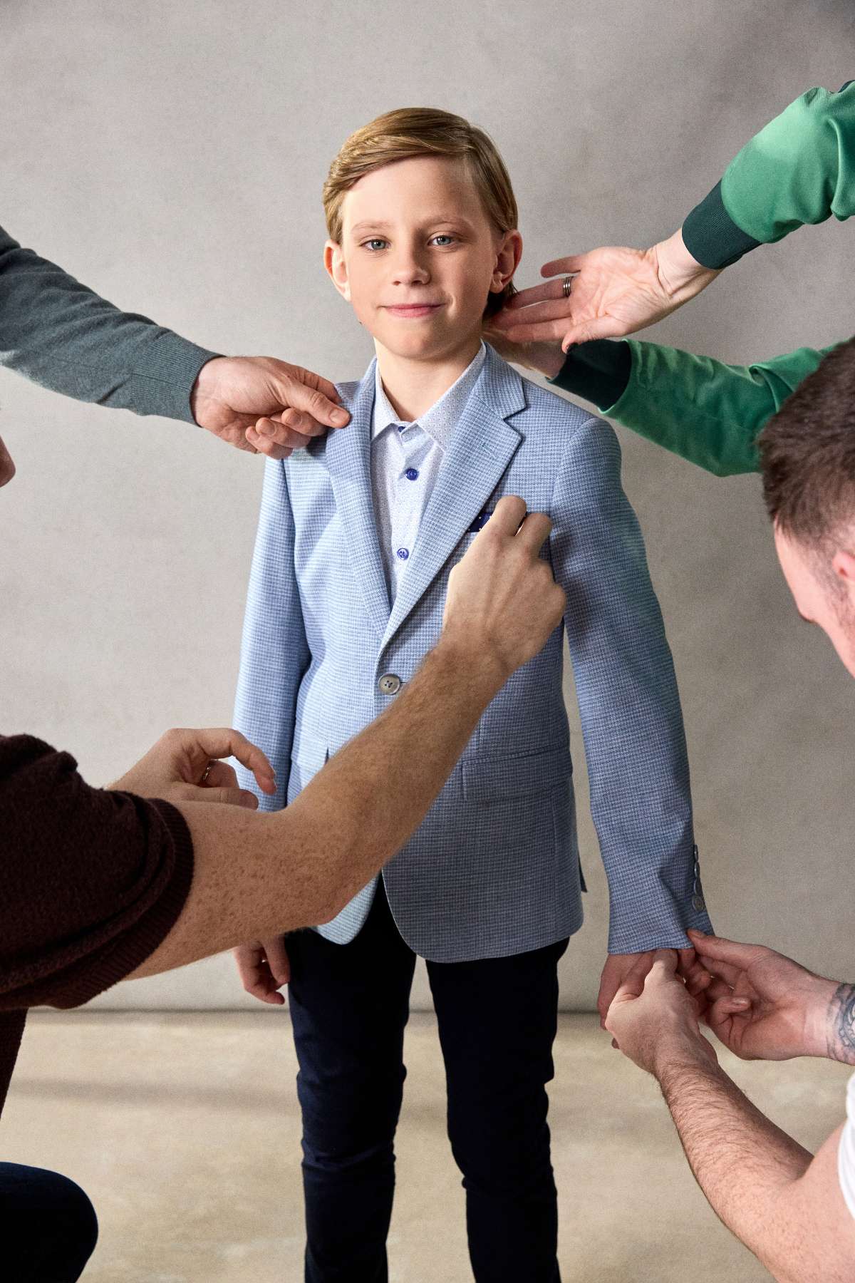 Benetti Boyswear Lucas Boys Blue Blazer BLUE view 14
