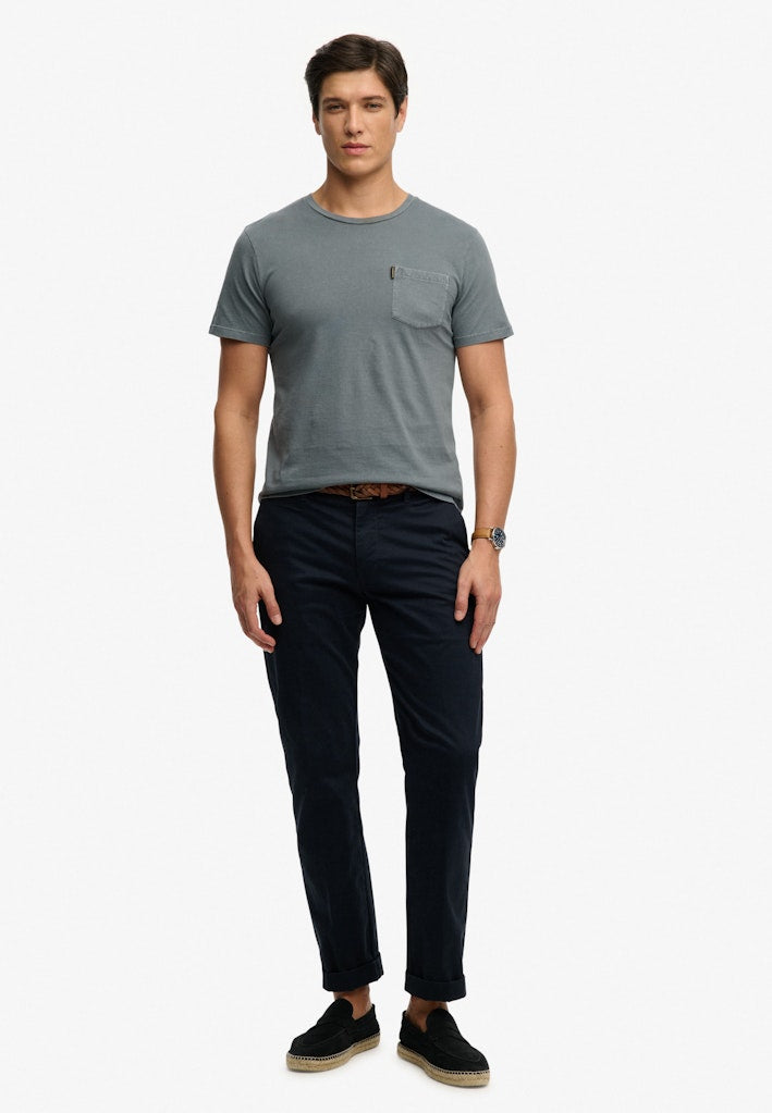 SUPERDRY Classic Essential Pocket Blue Mirage T-Shirt Blue Mirage alternate view