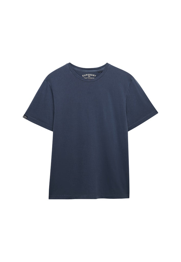 SUPERDRY Classic Essential Tee-Dry Slate Blue Dry Slate Blue front view