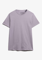 SUPERDRY Classic Essential Tee-Brassica Lilac Brassica Lilac back view