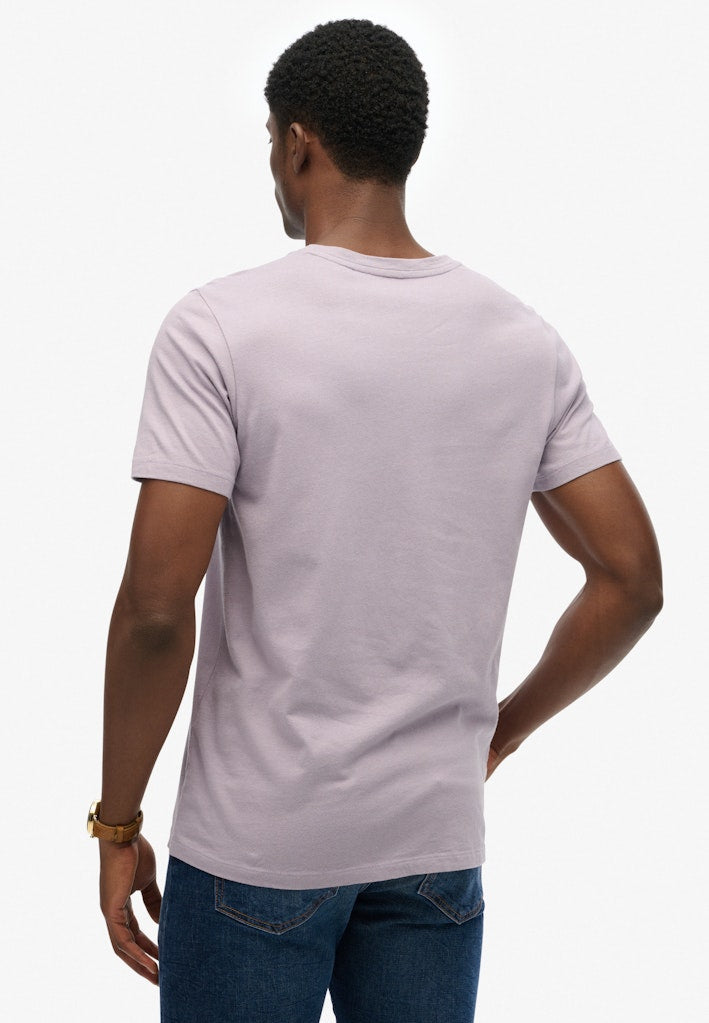 SUPERDRY Classic Essential Tee-Brassica Lilac Brassica Lilac alternate view